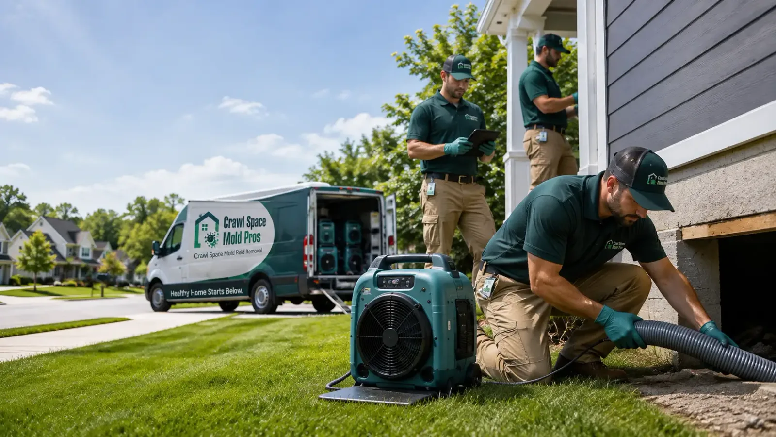 Crawl Space Mold Removal in Riverside, MO